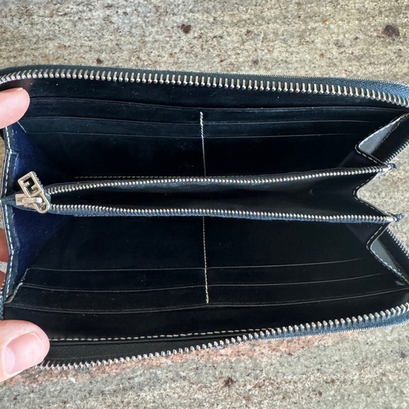 Black and Grey Fendi Clutch/Wallet - Picture 6 of 6